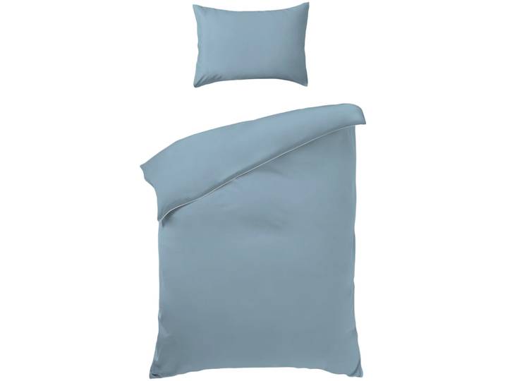 Bettwäschegarnitur Alea Blau Baumwolle 160 cm