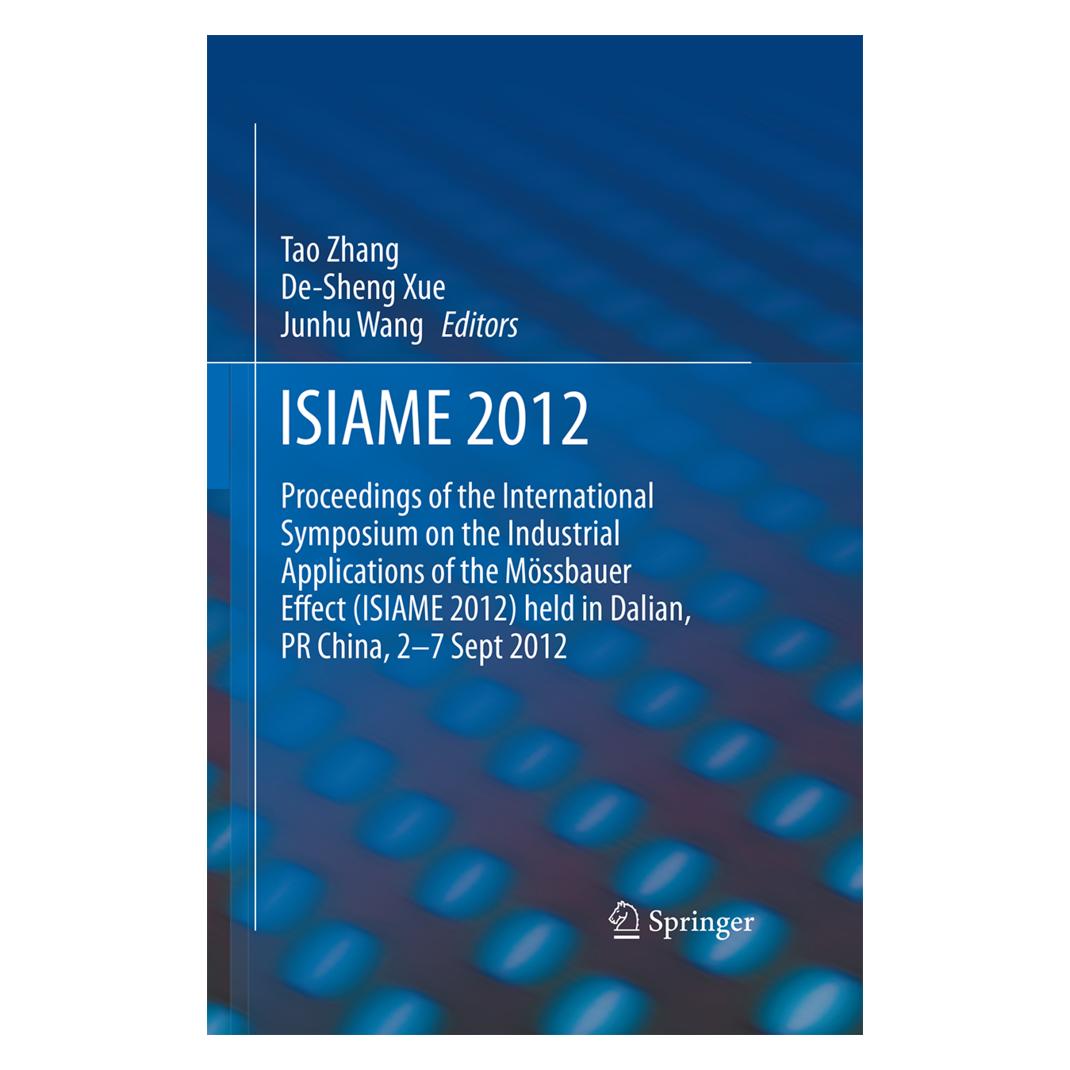 Springer ISIAME 2012 (Englisch, Softcover, De-Sheng Xue, Junhu Wang, Tao Zhang) (55603111)