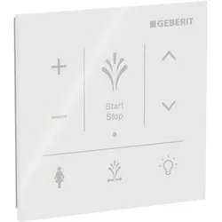 Geberit Wandbedienpanel für AquaClean Sela, 147.041.SI.1, Farbe: weiss/Glas