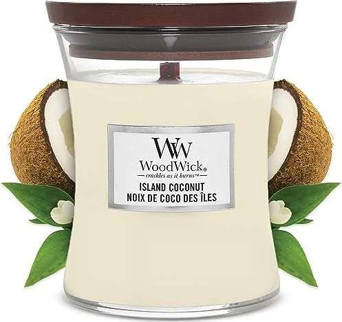 WOODWICK Island Coconut Medium Candle 275 g
