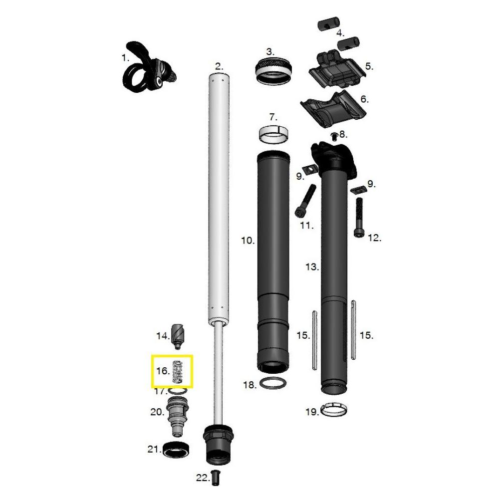 Crankbrothers Highline Actuator Spring Feder (40081282)