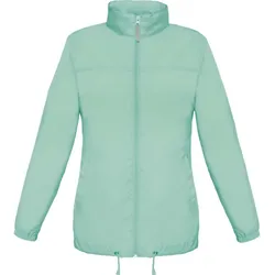 B&C Ungefütterter Damen Windbreaker Sirocco JW902 pixel turquoise L