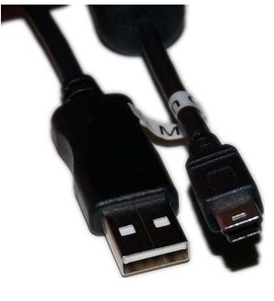 DIGITUS 1m USB 2.0 A Mini-USB B Schwarz Kabel male/mini B male schwarz (AK-300108-010-S)