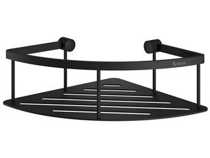 Smedbo Seifenkorb, Schwarz, Metall, eckig, 25x6x10.3 cm, Badaccessoires, Badaccessoires-Serien