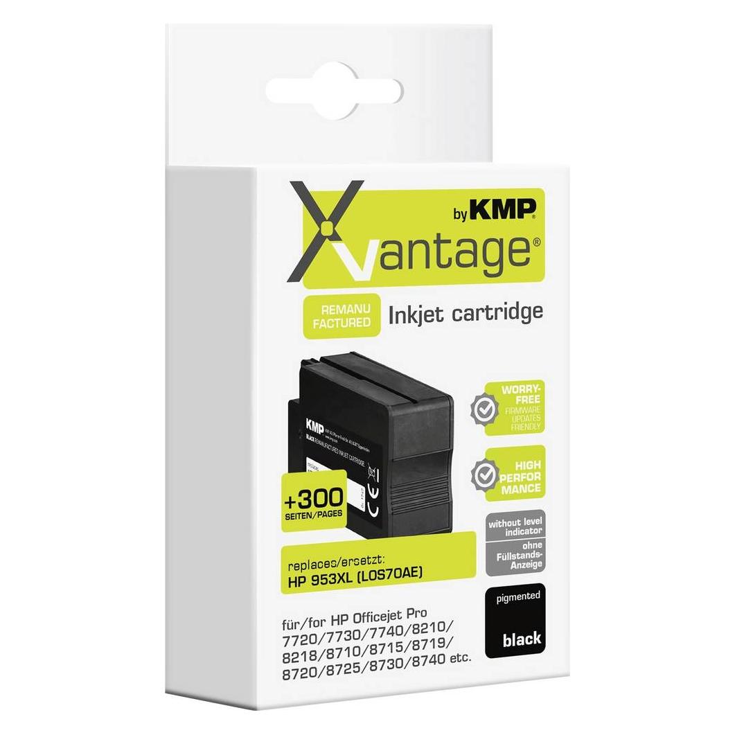 Xvantage Tintenpatrone ersetzt HP 953XL (L0S70AE) Kompatibel einzeln Schwarz 174 (BK) (1747,4081)