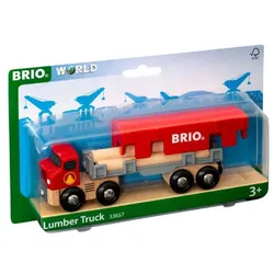 BRIO World - Holztransporter mit Magnetladung