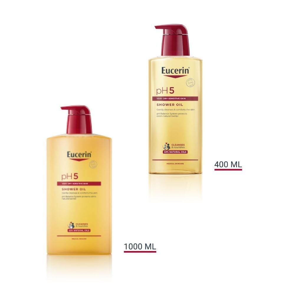 Eucerin pH5 Shower Oil Preserves Skin Resilience 400mL