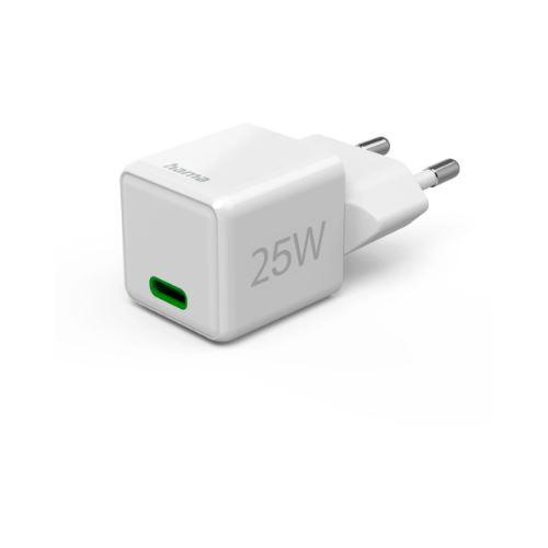 25 Watt hama Ladeadapter weiß (00201981)