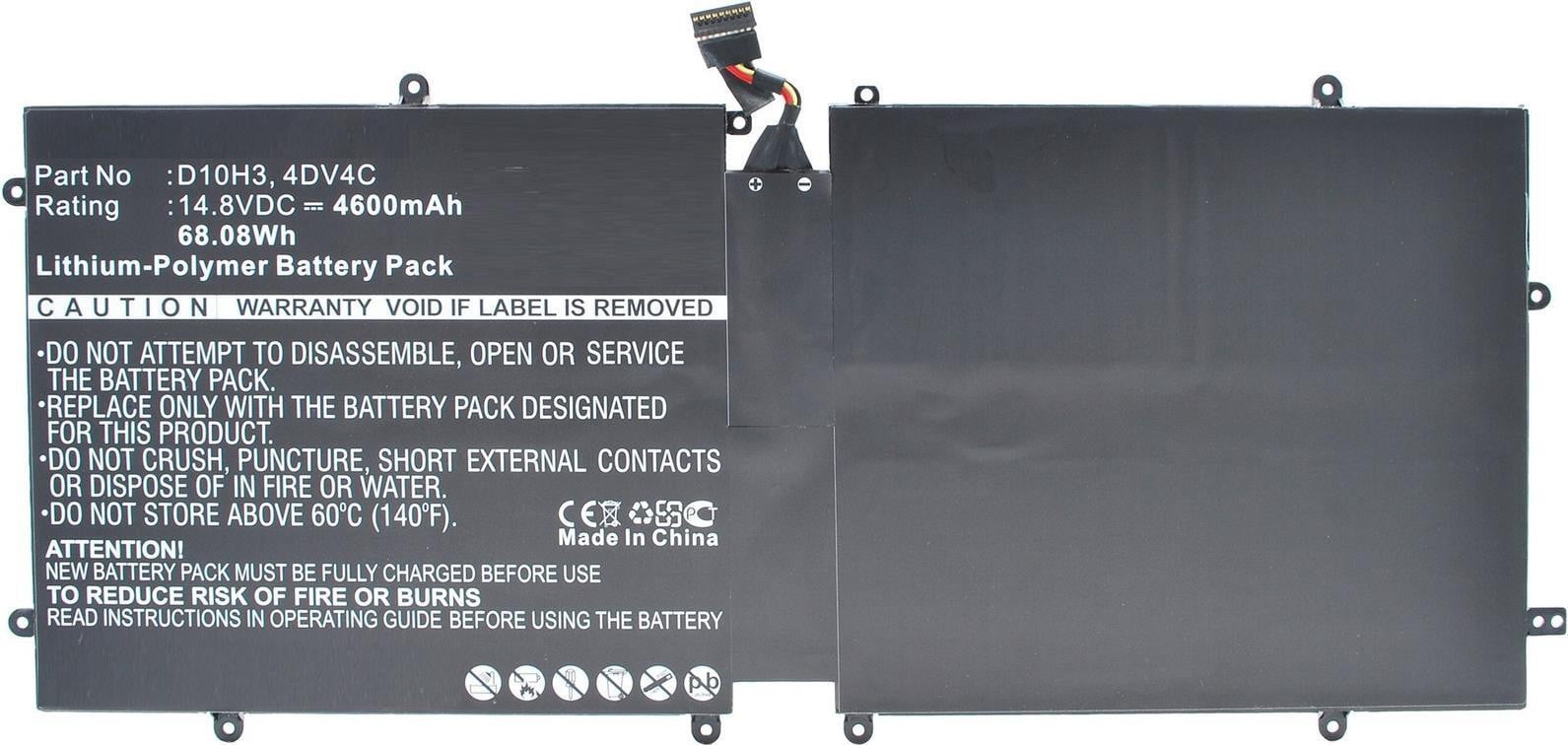 CoreParts MBXDE-BA0065 Batterij voor XPS 18, XPS 18 1810, XPS 18 1820 en XPS 18-1810