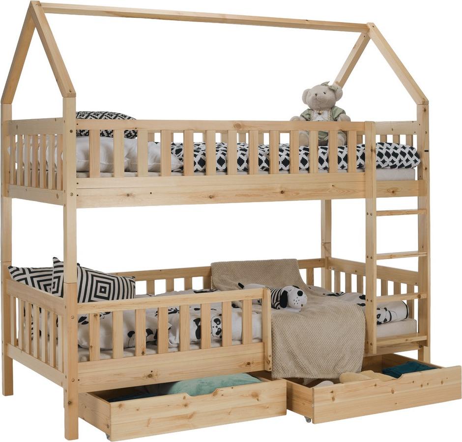 Kondela Montessori Etagenbett Venita Typ 2 - Natur