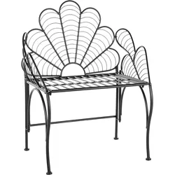 GARTENSTUHL Metall schwarz Liguria