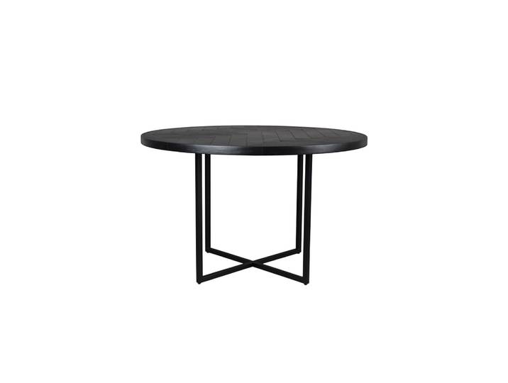 Bistro Table Dutchbone Class 120x120 cm, Black, Round, New Table - perfect for café and bistro