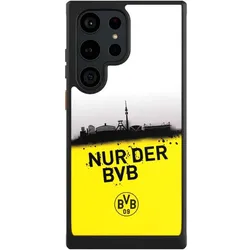 Nivocase Hülle für Samsung Galaxy S23 Ultra Handyhülle NIVOcore Case Schwarz BVB Borussia Dortmund (Samsung Galaxy S23 Ultra), Smartphone Hülle, Schwarz
