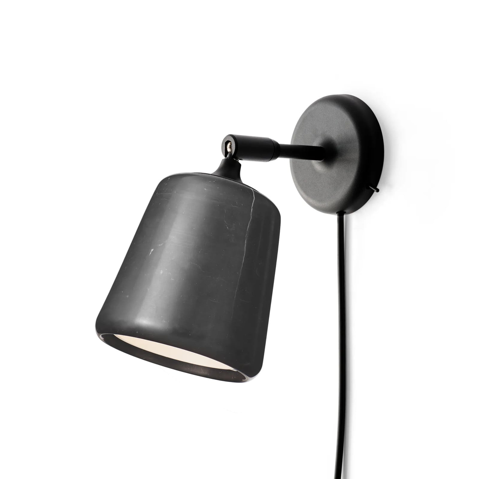 New Works Wandlamp Step Black Marble