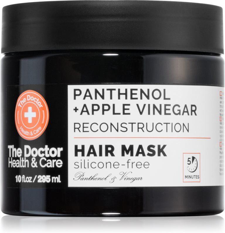 The Doctor Panthenol + Apple Vinegar Reconstruction masque nourrissant cheveux au panthénol 295 ml