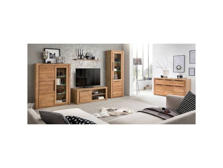 Highboard I 108 x 141 x 40cm Braun/Eiche