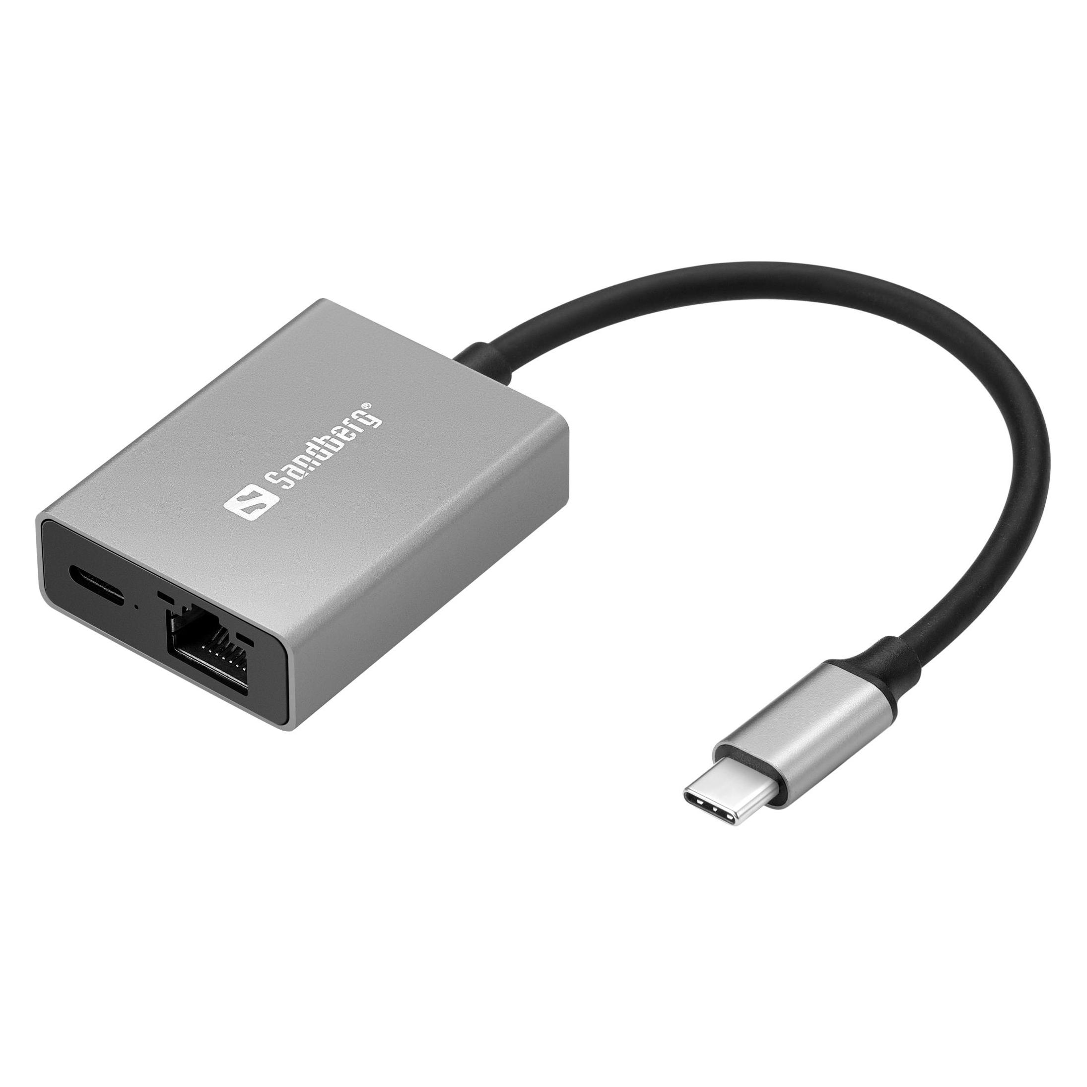 Sandberg USB-C Gigabit Adapter PD100W (USB-C, RJ45 (1x)) (136-60)