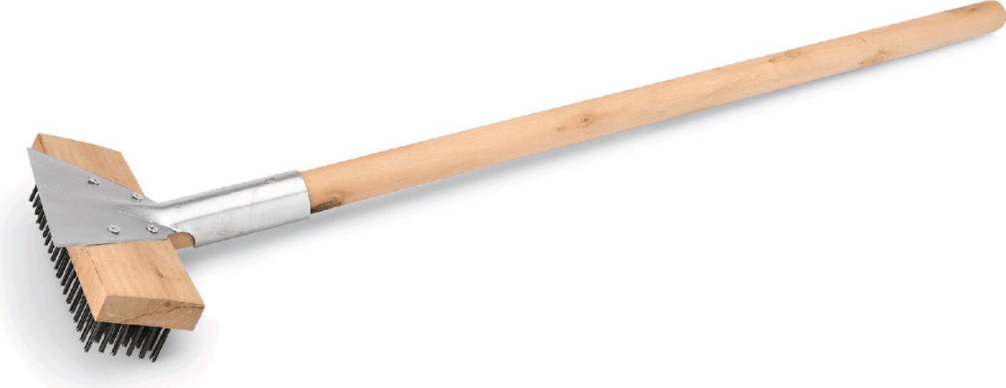 WAS Germany Reinigingsborstel met schraper L, 75 cm