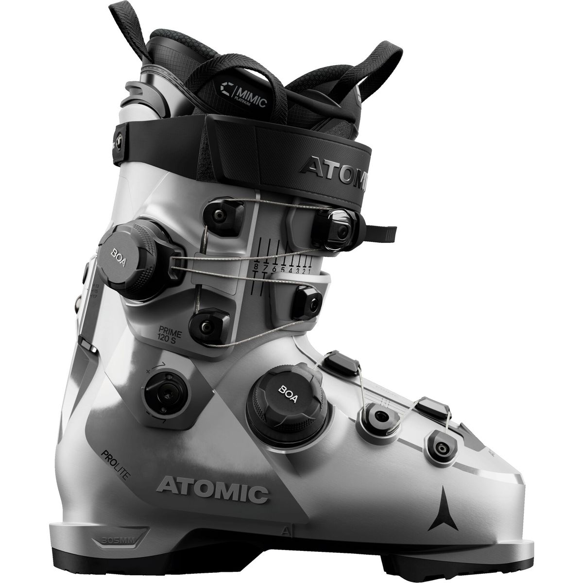 Atomic Hawx Prime 120 S Dual BOA silver / black 28/28.5 AE503388028X