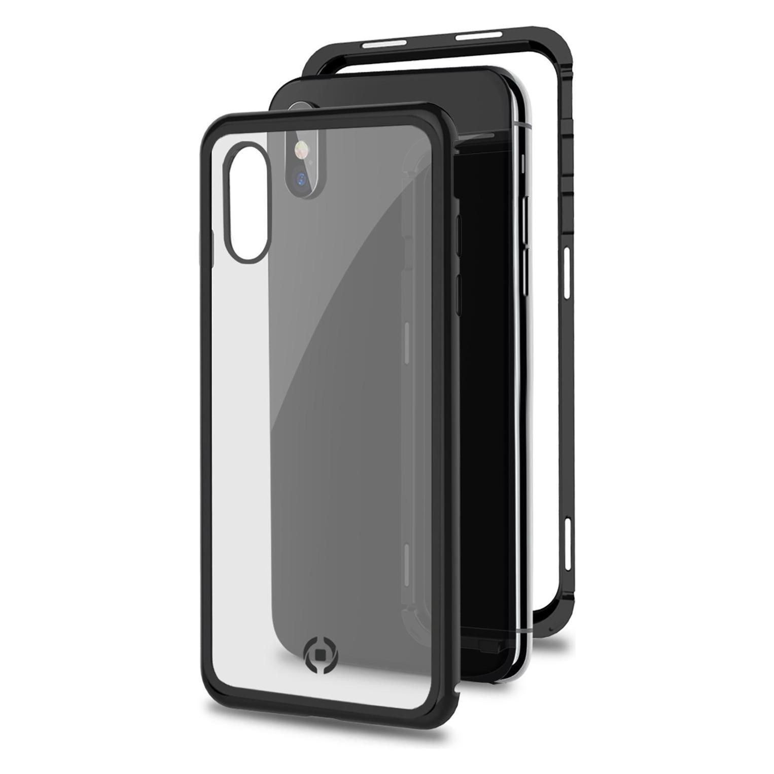 Celly Attraction Handytasche 16,5 cm (6,5') Cover Schwarz (Apple iPhone XS Max) (ATTRACTION999BK)