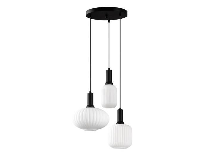 Lustre en métal Asker - 55 x 55 cm - Noir
