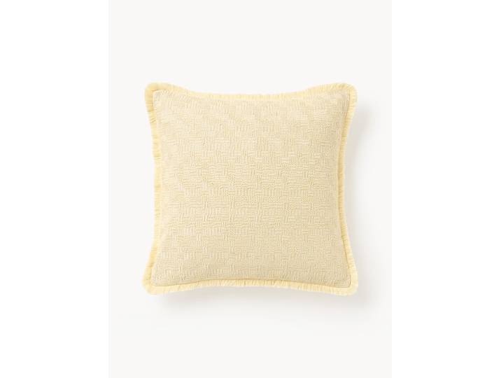 Housse de coussin à franges Kirana