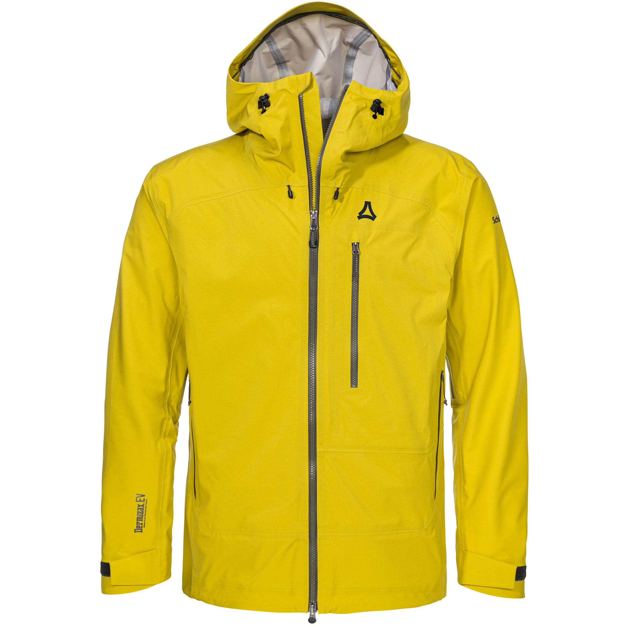 Schöffel Style Milagle Herren Regenjacke gelb Größe L Skitour Wasserdicht Wasserabweisend