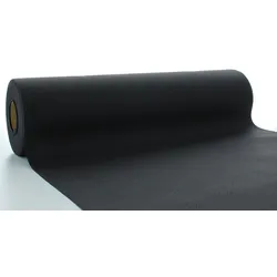 Sovie HORECA Tischläufer Schwarz aus Linclass® Airlaid 40 cm x 24 m, 4x1 Stück