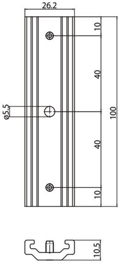 brumberg Längsverbinder mechanisch schwarz 87116080)