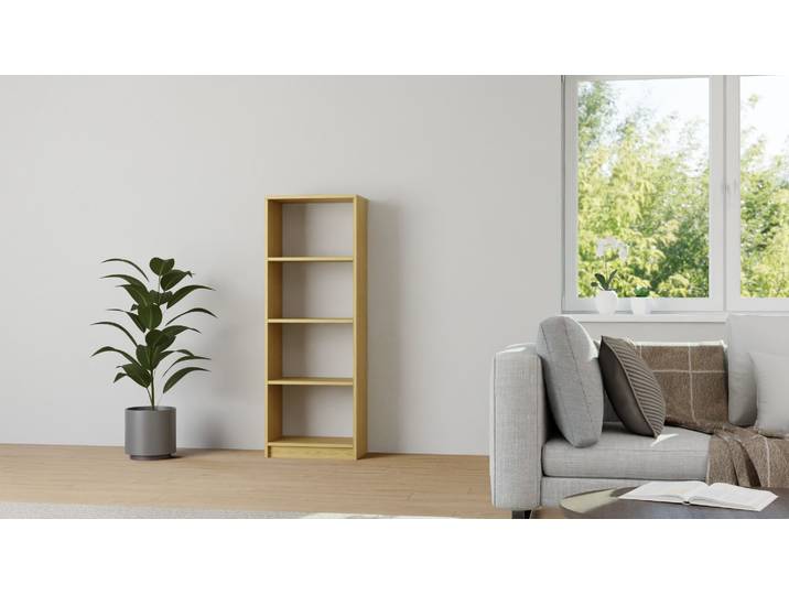 Highboard aus Massivholz Eiche Natur geölt