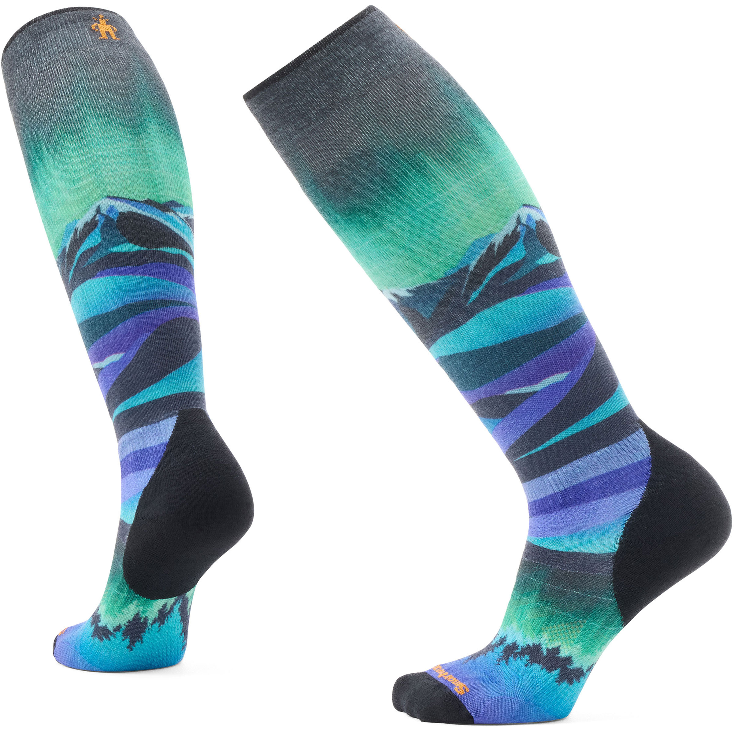 Smartwool Ski Targeted Compression OTC Damen Skisocken mehrfarbig Größe 34 Trekking Widerstandsfähig Merinowolle