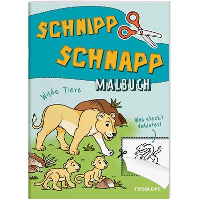 Schnipp Schnapp Malbuch. Wilde Tiere. Was steckt dahinter?, Geheftet von Stefan Lohr, Tessloff Verlag Ragnar Tessloff GmbH & Co. KG, 978-3-7886-4541-0