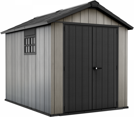 Keter Oakland 759 - Gartenhaus aus Duotech - mit Doppeltüren und Fenster - 229x287x242 cm