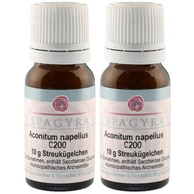 Aconitum Napellus C 200 Globuli 2x 2x10 g