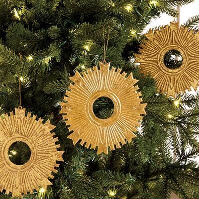 Gilded Sunburst Ornament - Ballard Designs