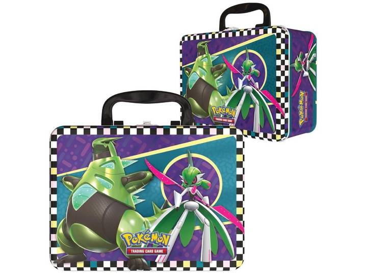 The Pokémon Company International Spiel Pokémon Sammel-Koffer Brüllschwein & Eisenkrieger, 6 Boosterpacks