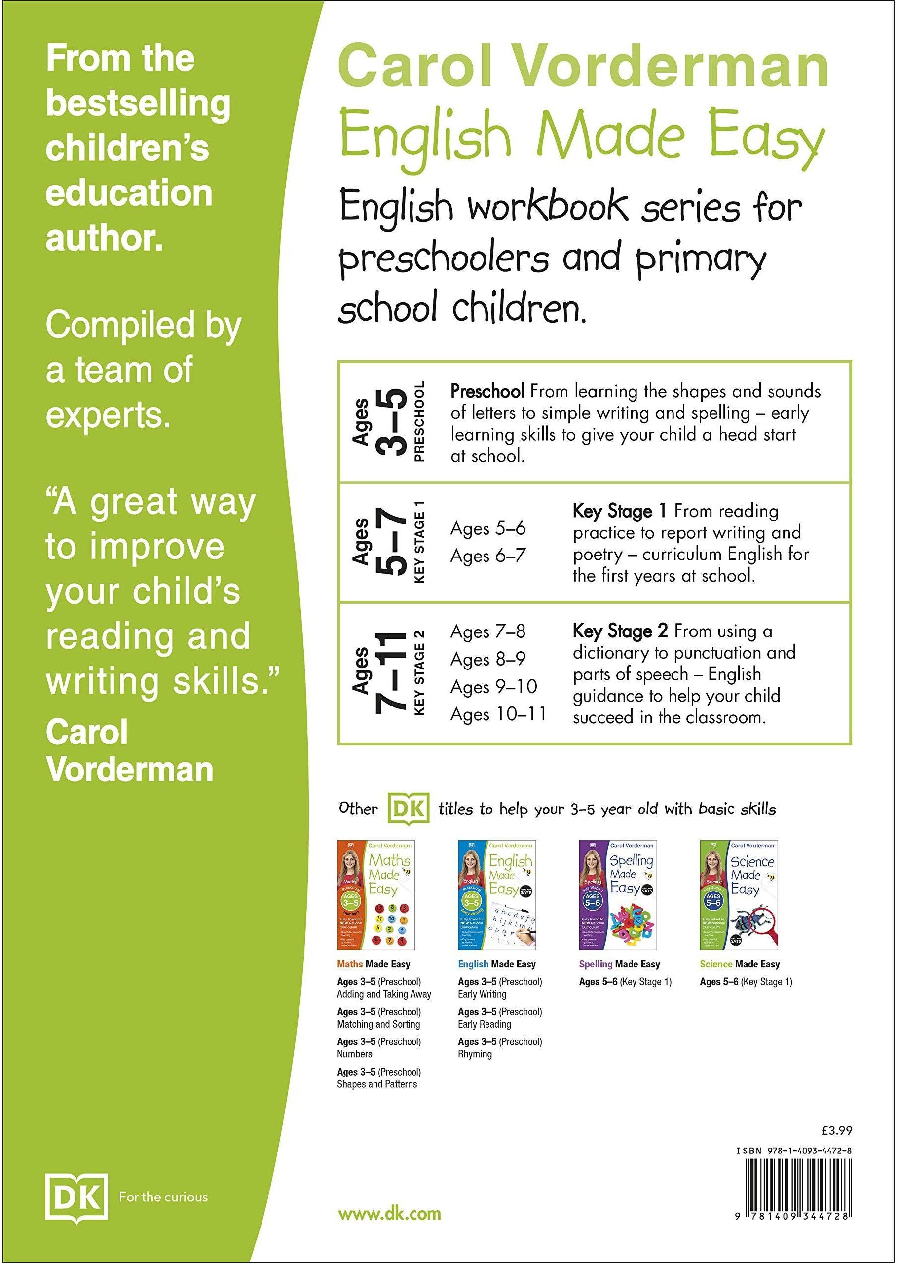Dorling Kindersley English Made Easy: The Alphabet, Ages 3-5 (Preschool)