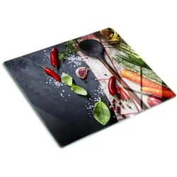 GLASPLATTE 60x52 cm Zutaten