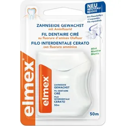 Elmex Zahnseide Gewachst mit Aminfluorid 50 M