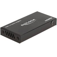 HDMI Splitter 1 x HDMI in zu 2 x HDMI out 4K 60 Hz schwarz