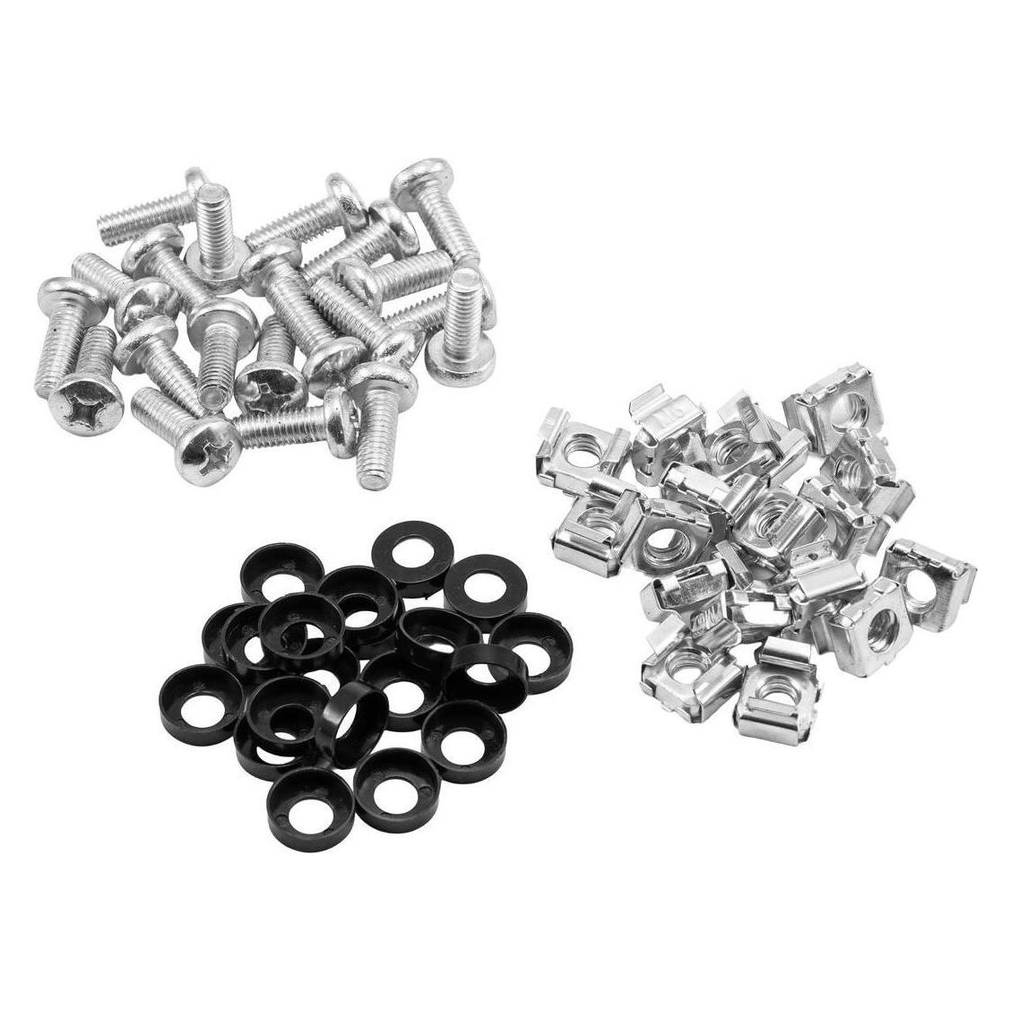 Roadinger Rackschraubensatz 20x M6 x 15 mm für 19 Rack-Montage (Zubehör) (30007723)
