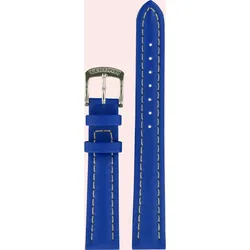 Certina - Leder Attack I Lederband Blau 16/14mm C600006975 - blau,genarbt,kalb
