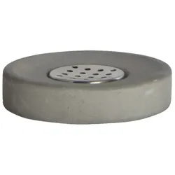 House Doctor Seifeschale Cement,  ∅ 11 cm, Höhe 2,5 cm