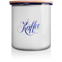 Karl Krüger Emaillierte Dose Husum für Kaffee, 16 cm