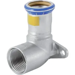 Geberit Mapress Edelstahl Anschlusswinkel 90Gr (Gas) d22-Rp1/2