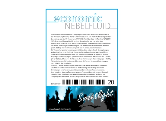 Sweetlight NF ECONOMIC Nebelfluid, 20L Fass