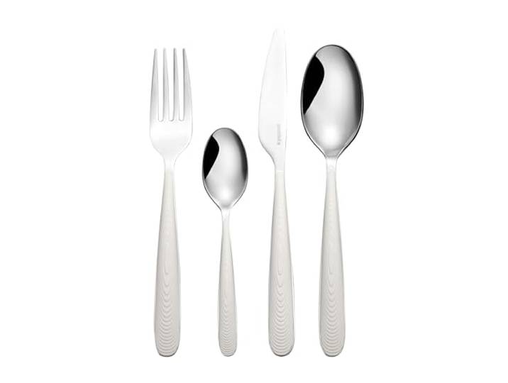 Guzzini - JUST 24 teiliges Besteckset, aus Edelstahl - Milchweiß - 122900156