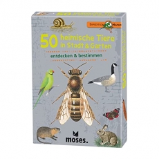 Moses Verlag Expedition Natur - 50 heimische Tiere in Stadt und Garten - deutsch 285437
