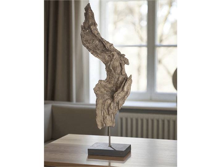 Dekoobjekt GILDE Baumwurzel , braun (braun, schwarz), B:27cm H:69cm T:17cm, Polyacryl, Dekofiguren, Dekoobjekt, Höhe 69 cm, in Treibholz-Optik, dekorativ im Esszimmer & Wohnzimmer