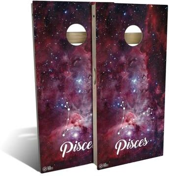 Skip's Garage Pisces Outdoor Cornhole Board Set